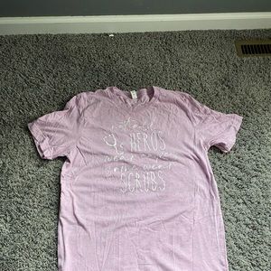 Light pink purple CNA t shirt